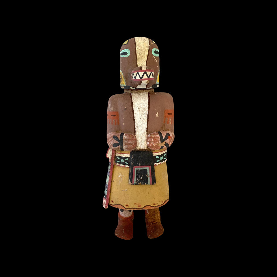 Kachina Hopi Femme Oiseau en Bois de Peuplier (Arizona - USA) - Années 1940/1950