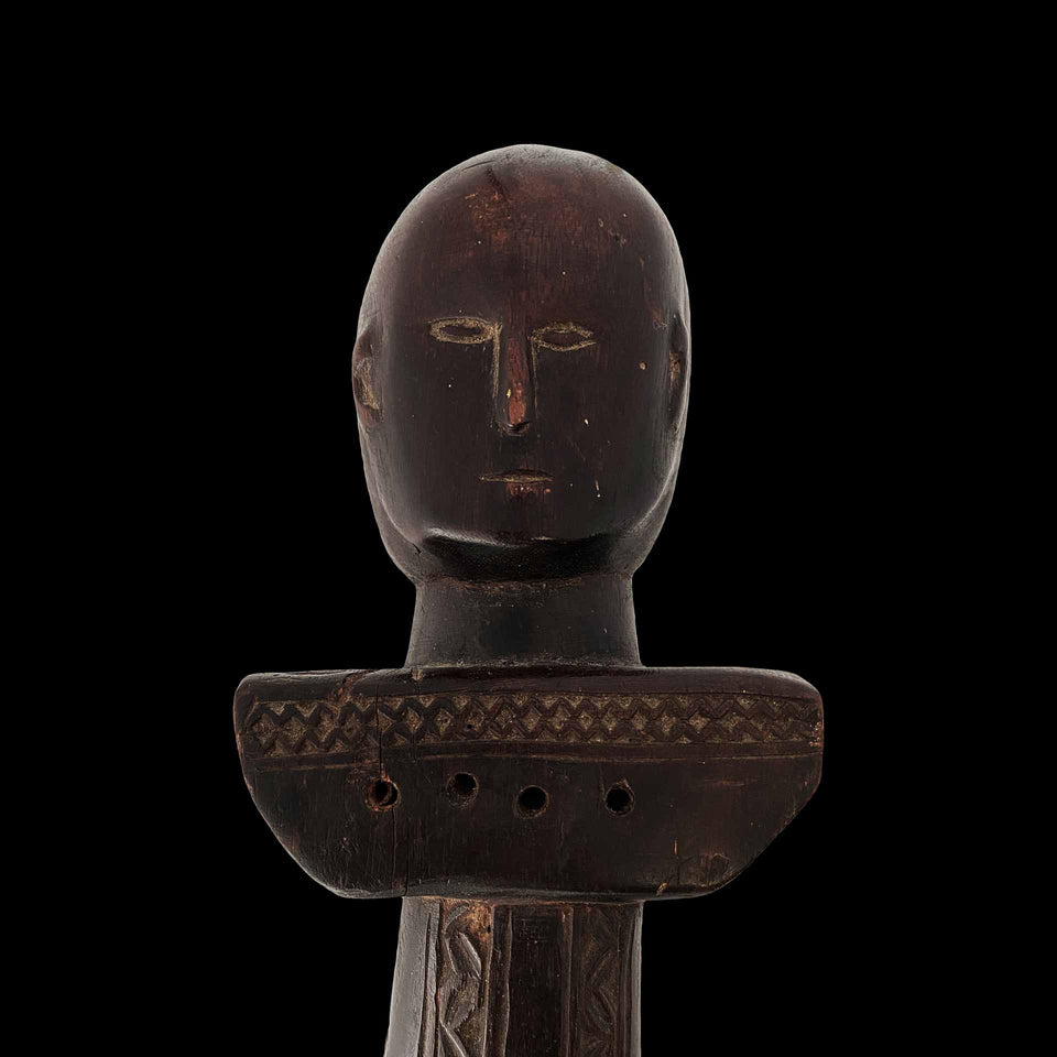 Lyre Dayak en Bois Sculpté (Bornéo - Indonésie) - Milieu du XXe siècle