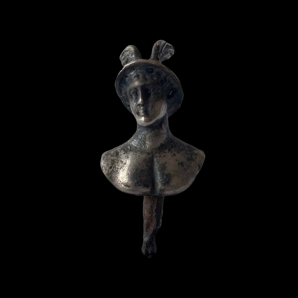 Petit Buste de Mercure en Argent (Empire Romain) - 2000 ans environ