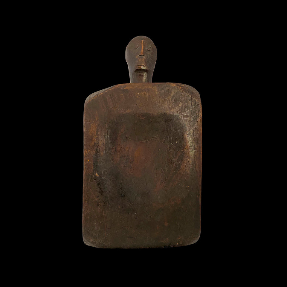 Planche à Coton de Sumba en Bois Sculpté (Indonésie) - XXe siècle
