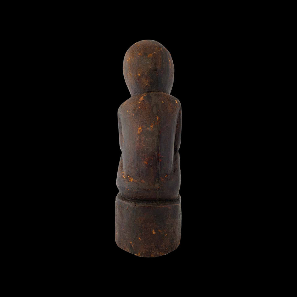 Pleureur en Bois Sculpté (Timor) - XXe siècle