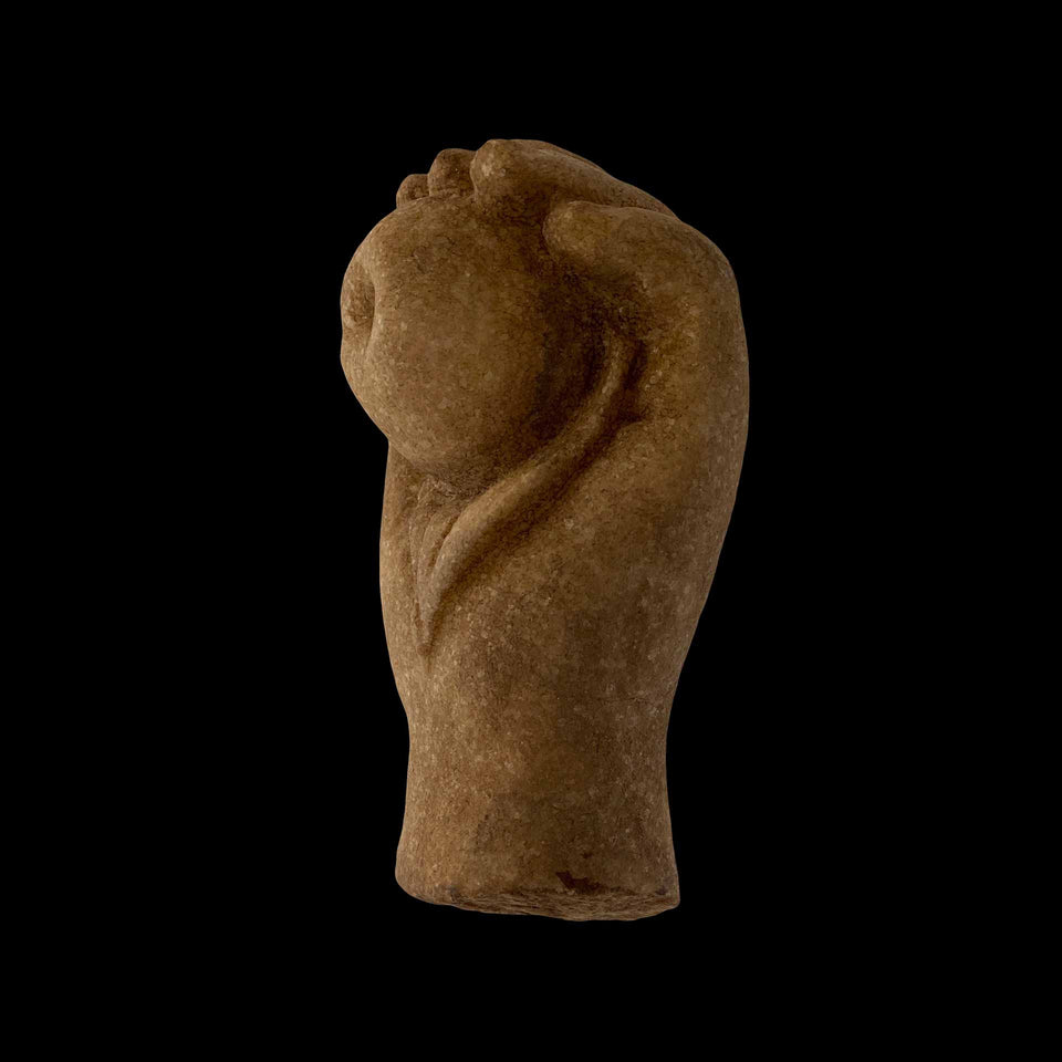 « Pomme de la Discorde » (Aphrodite) Romaine Sculptée en Marbre - 2000 ans environ