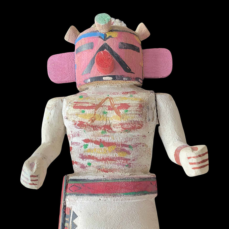 Poupée Kachina Navajo d'Arizona en Bois Sculpté (Etats-Unis) - Années 1950/1960