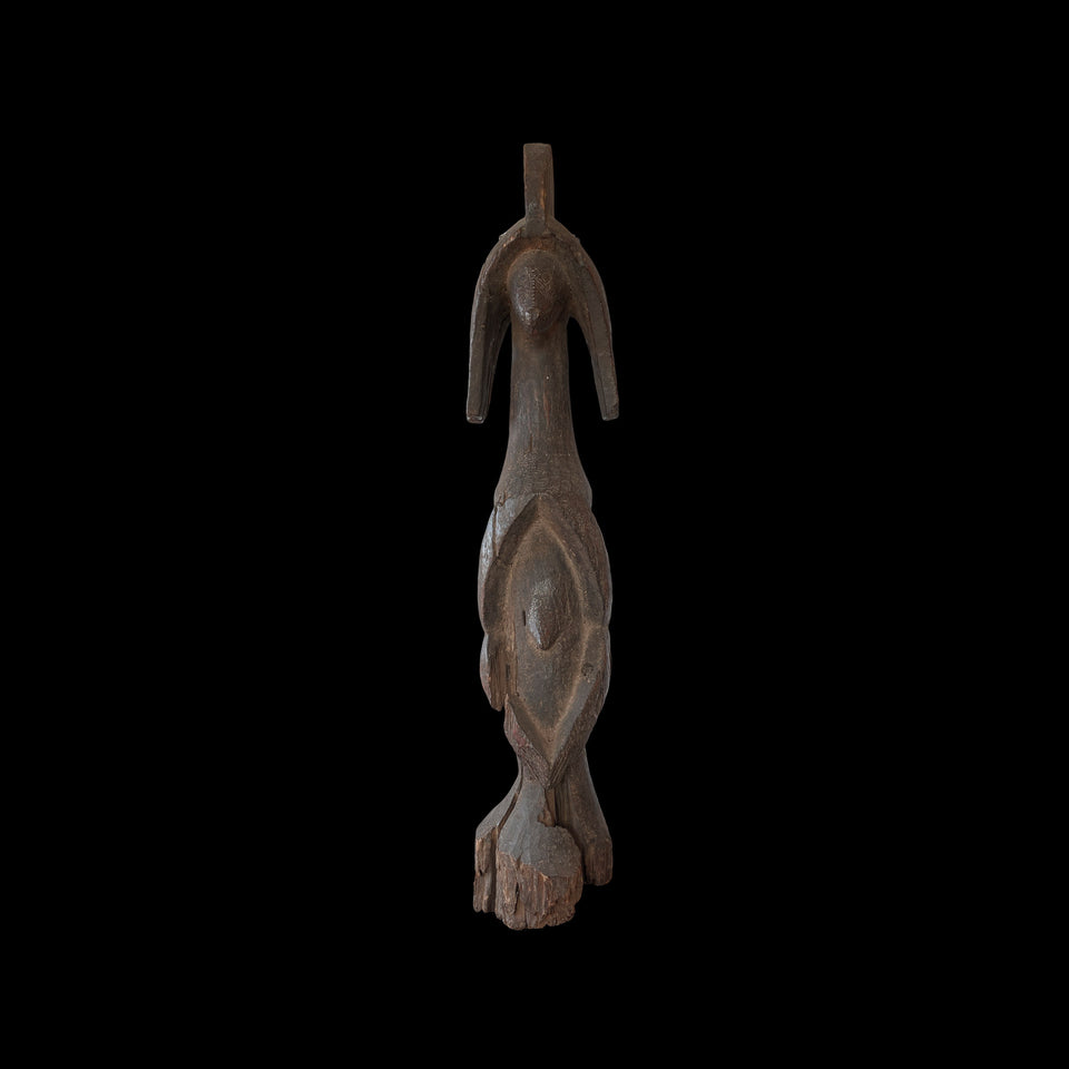 Statue Janiforme Mumuyé en Bois Scuplté (Nigéria) - XXe siècle