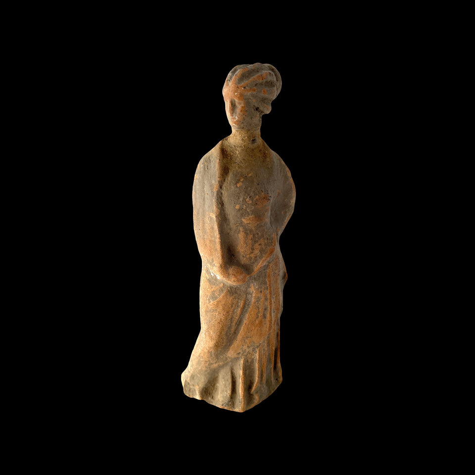 Statuette Tanagra en Terre-Cuite (Grèce) - IVe à IIIe Siècle Avant JC