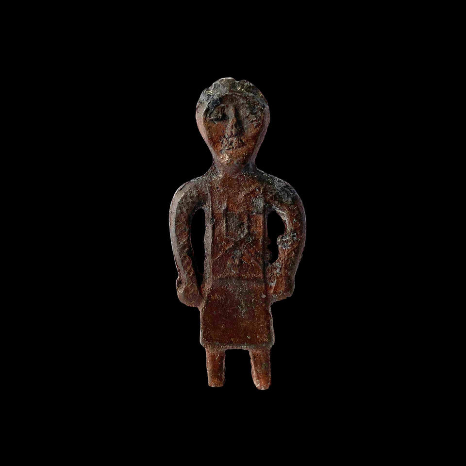 Statuette Votive en Plomb de la Région de Pétra (Jordanie) - Ier/IIIe siècle