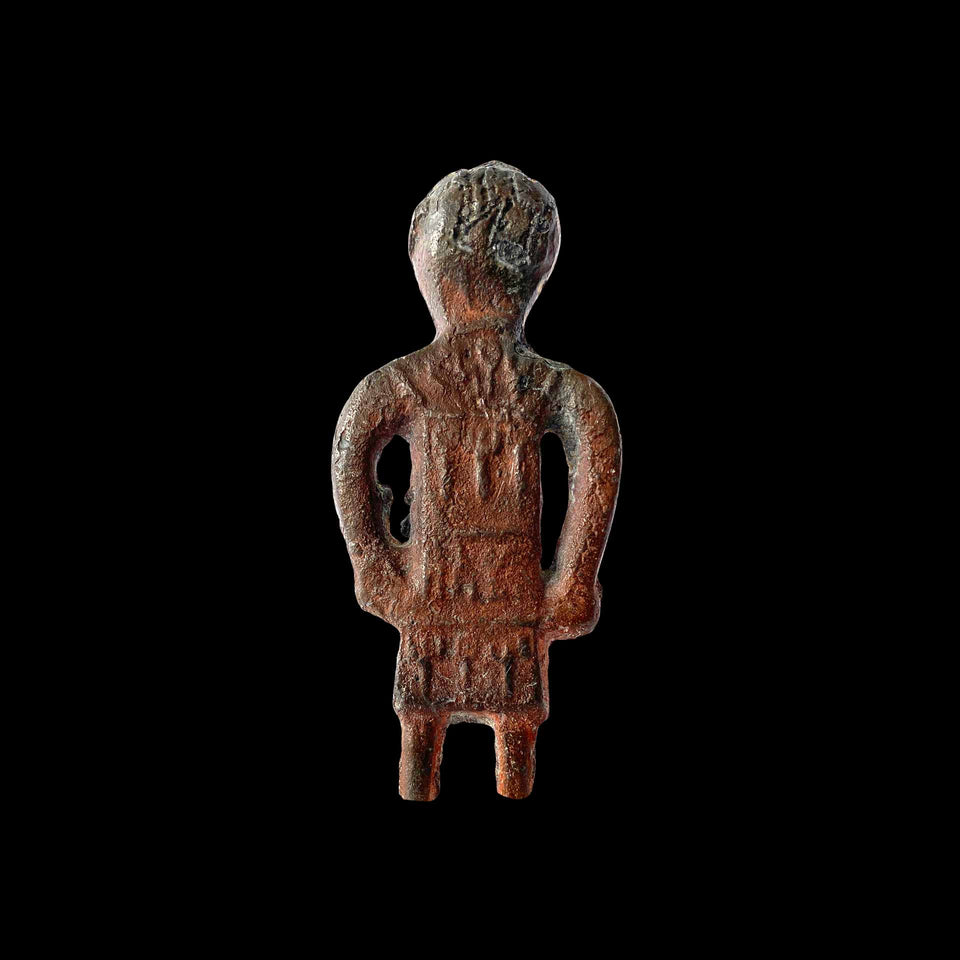 Statuette Votive en Plomb de la Région de Pétra (Jordanie) - Ier/IIIe siècle