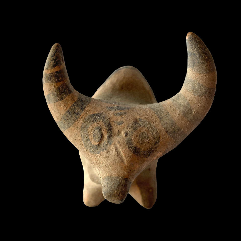 Taureau en Terre-Cuite (Vallée de l'Indus) - 2000 ans Avant JC