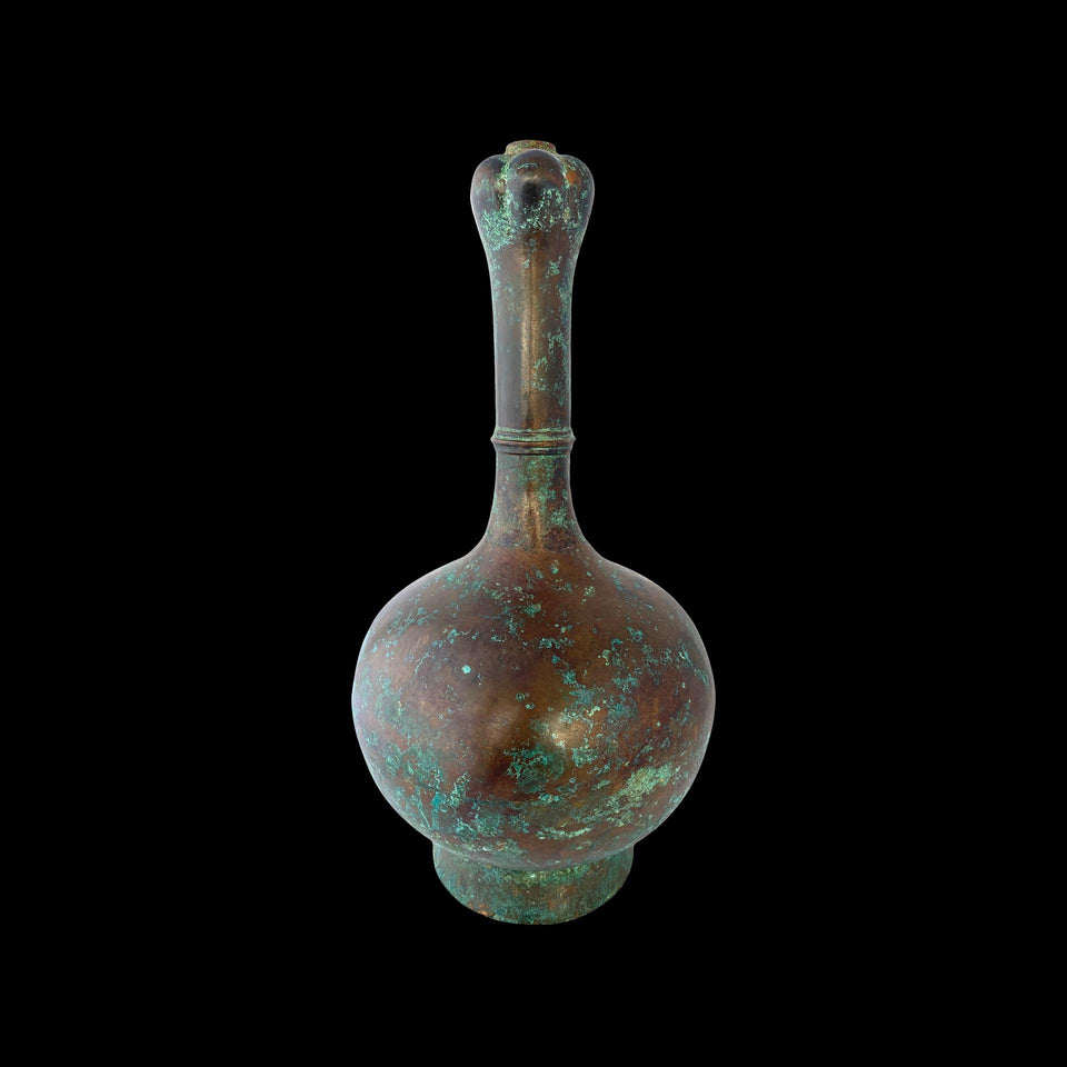 Vase "Gousse d'Ail" en Bronze (Chine) - Dynastie des Han (206 à 220)